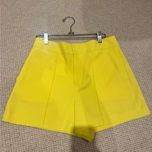Alice and Olivia Yellow Women's Shorts